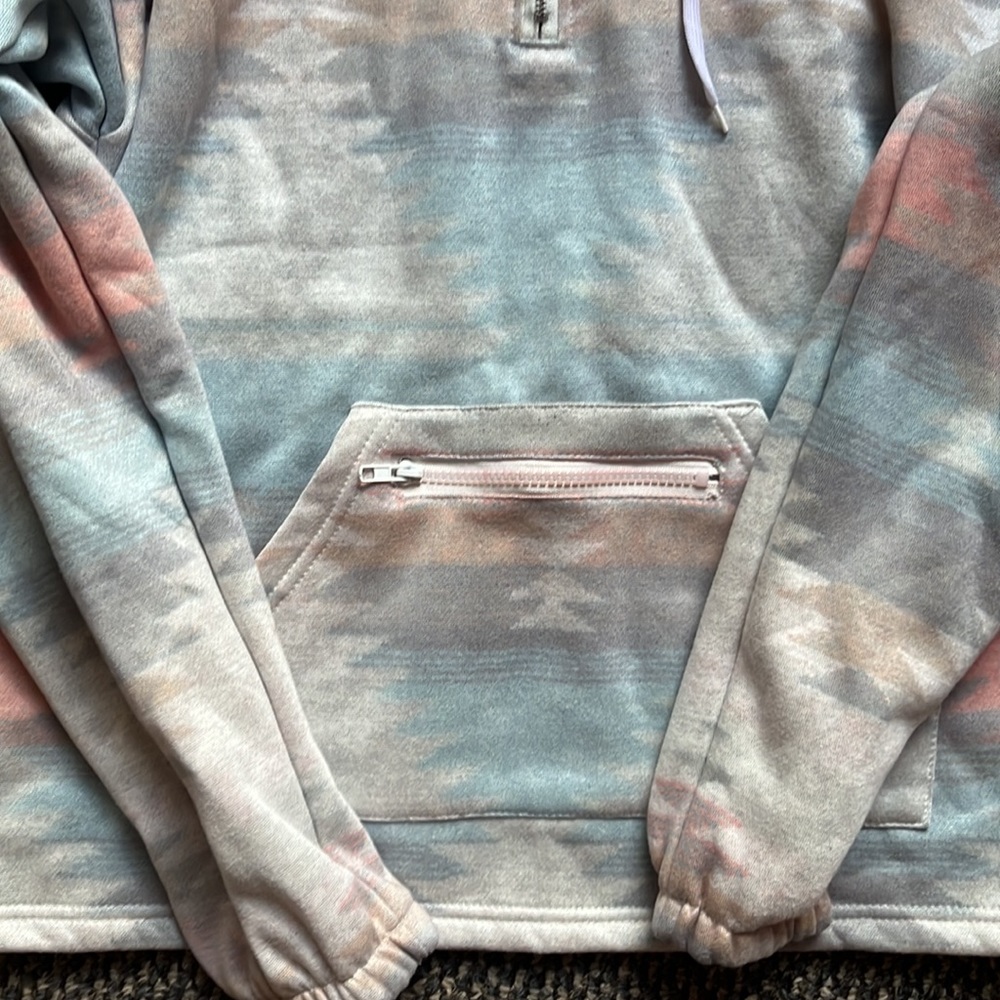 Aztec print hoodie